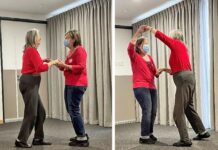 Dancing her way into hearts at Resthaven