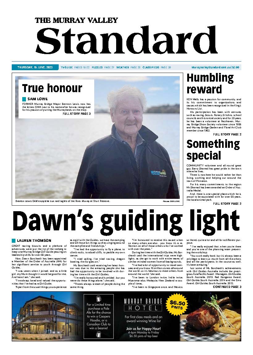 The Murray Valley Standard 15th June 2023 The Murray Valley Standard