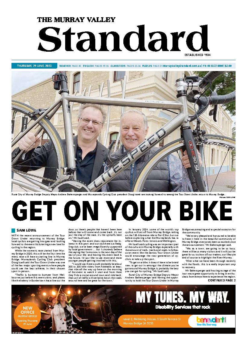 The Murray Valley Standard 29th June 2023 The Murray Valley Standard