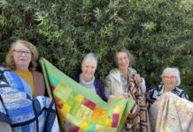 Quilters supporting cancer care