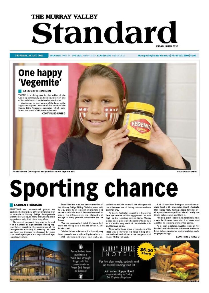 The Murray Valley Standard 20th July 2023 The Murray Valley Standard