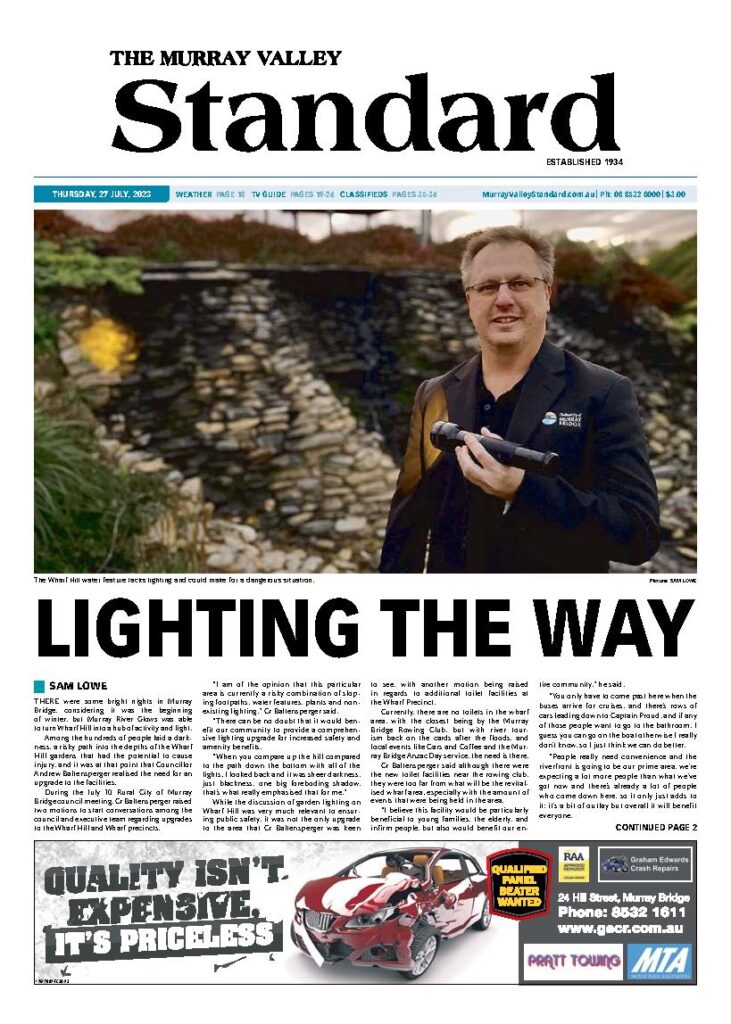The Murray Valley Standard 27th July 2023 The Murray Valley Standard