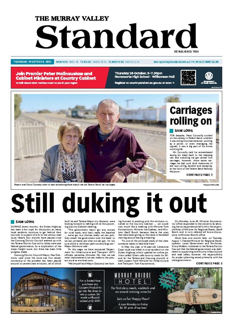 The Murray Valley Standard 19th October 2023 The Murray Valley Standard