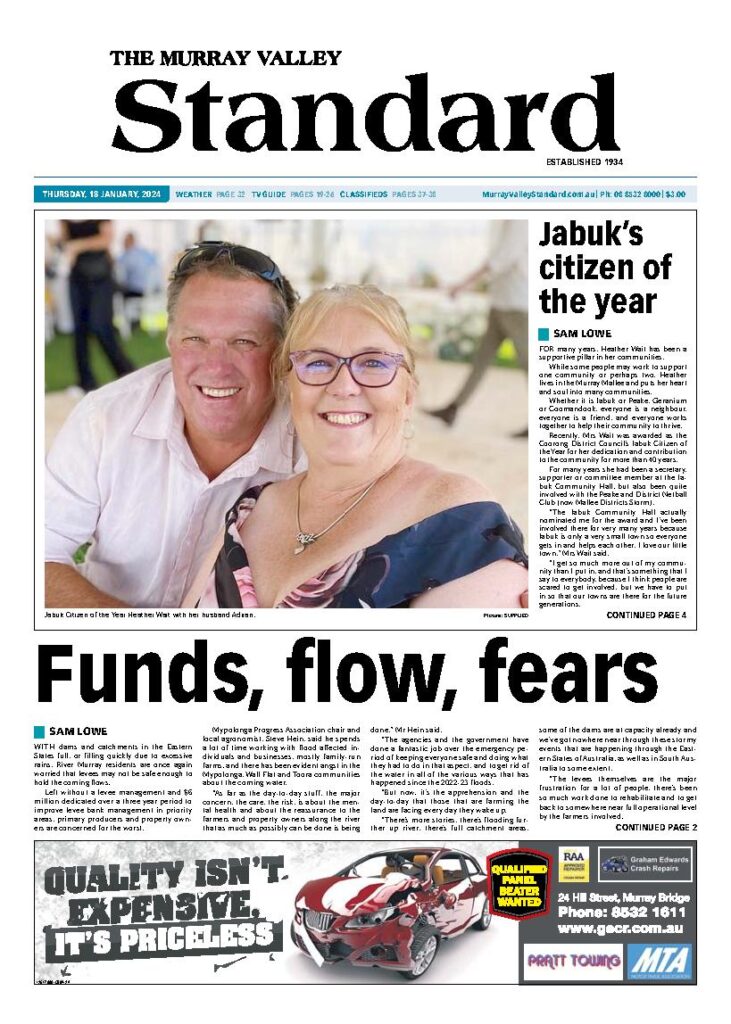 The Murray Valley Standard - 18th January 2024 | The Murray Valley Standard