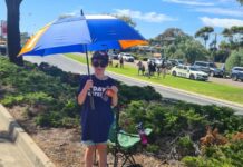 All smiles for Tour action