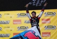 Goodyer’s chequered flag