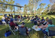 Cruise night for auto club