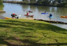 Pick up an oar and paddle