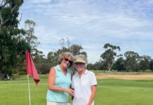 Celebrating birthdays, golf