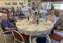 Who has been out and about