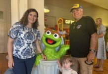 Out and about with Elmo