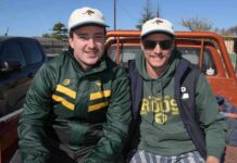 Football fans flock to watch