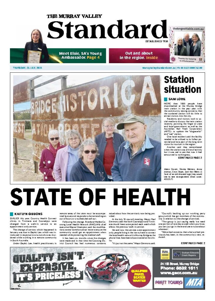 The Murray Valley Standard 25th July 2024 The Murray Valley Standard
