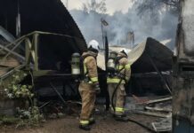 Structure fire in Mannum