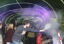 Fire, fun at Diamond Park