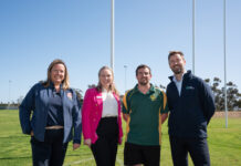 White knight lights up oval