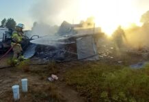 House fire in Wellington