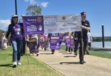 Shouts of ‘NO’ to violence