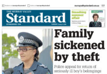 Family sickened by theft