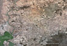 Coorong image from space