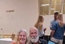 Audience kicks off boots