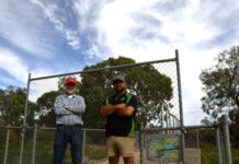 Gate locked, locals upset