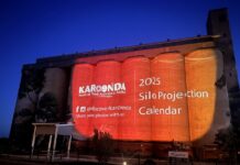 Jenny Berry’s art lights up Karoonda Silos in July