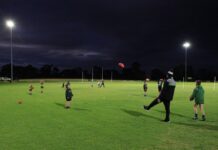 New lights shine on Mannum oval