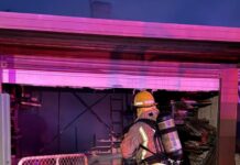 Structure fire in Tailem Bend