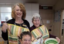 Quilters ready for show