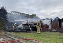 House fire at Meningie