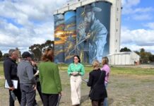 Judging panel visit Lameroo