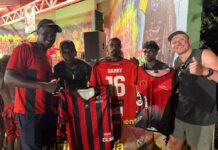 Football club lends a helping hand