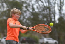 Hard-fought tennis matches