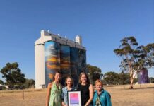 Win for silo art installation